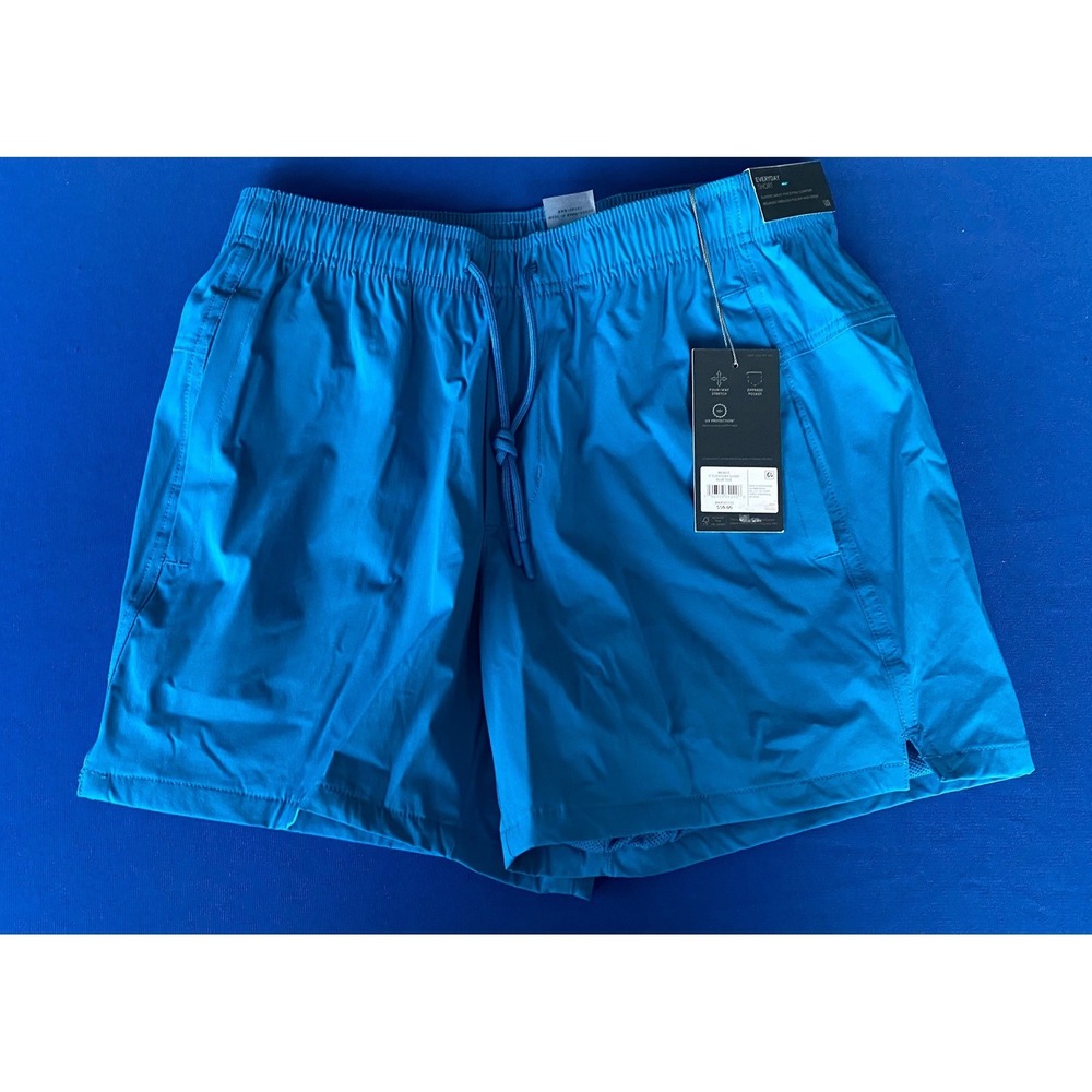 VRST Mens 5" Everyday Short Blue Tide UPF 50+ Stretch Size Small NWT